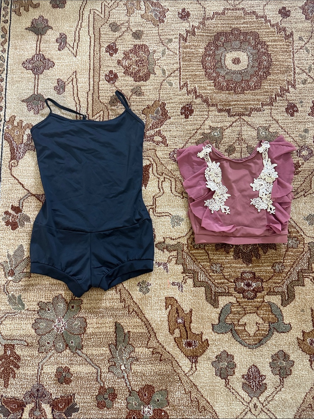 Balera leotard and Weissman top small